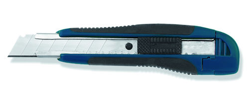 Cuttermesser 18 mm breit 2-K Griff automatische Arretierung