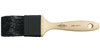 Flachpinsel 12. Stärke, OptiMix® Borstenmischung, vollverklebt in schwarzer Kunststoff-Fassung